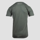 rear view of royal pine tee with white MENSA logo on upper back