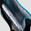 interior of owl lunch bag showing insulation