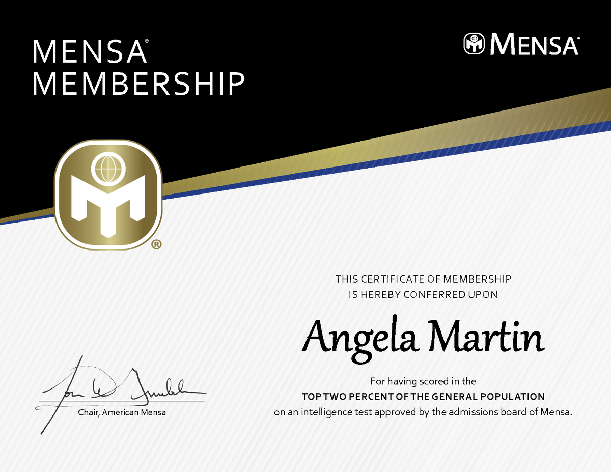 Member Certificate