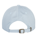 Rear view of light blue cap