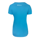 Rear view of light blue tee with "MENSA" logo on upper back