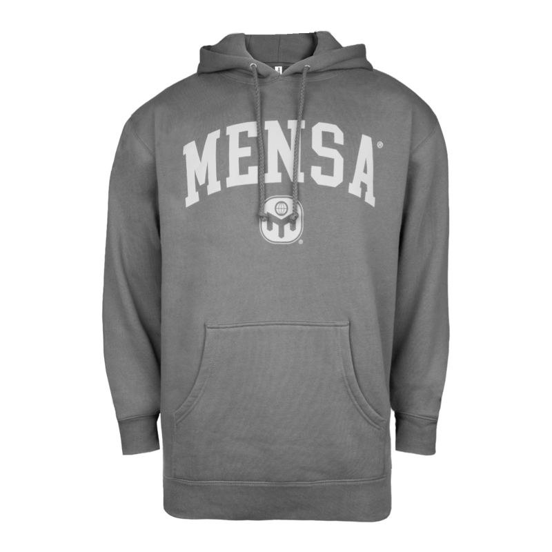 Mensa Collegiate Hoodie - Charcoal