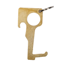 brass no contact keychain bottle opener