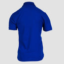 rear view of Royal Mensa Logo Pique Polog