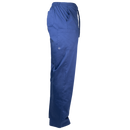Side view of navy scrub pant
