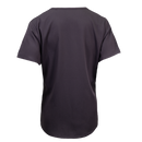 rear view of black Mensa Women's Scrub Top 