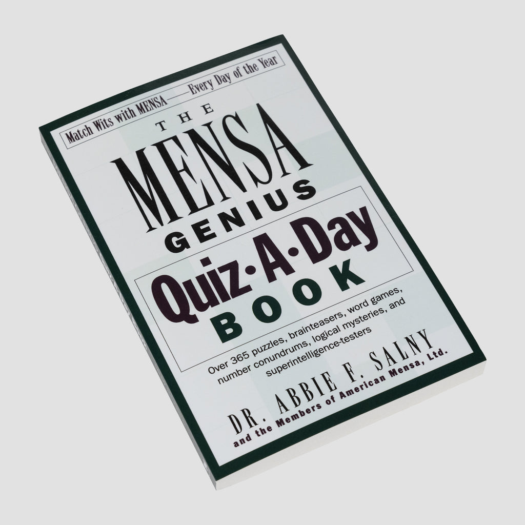 The Mensa Genius Quiz-a-day Book by Salny, Abbie F.