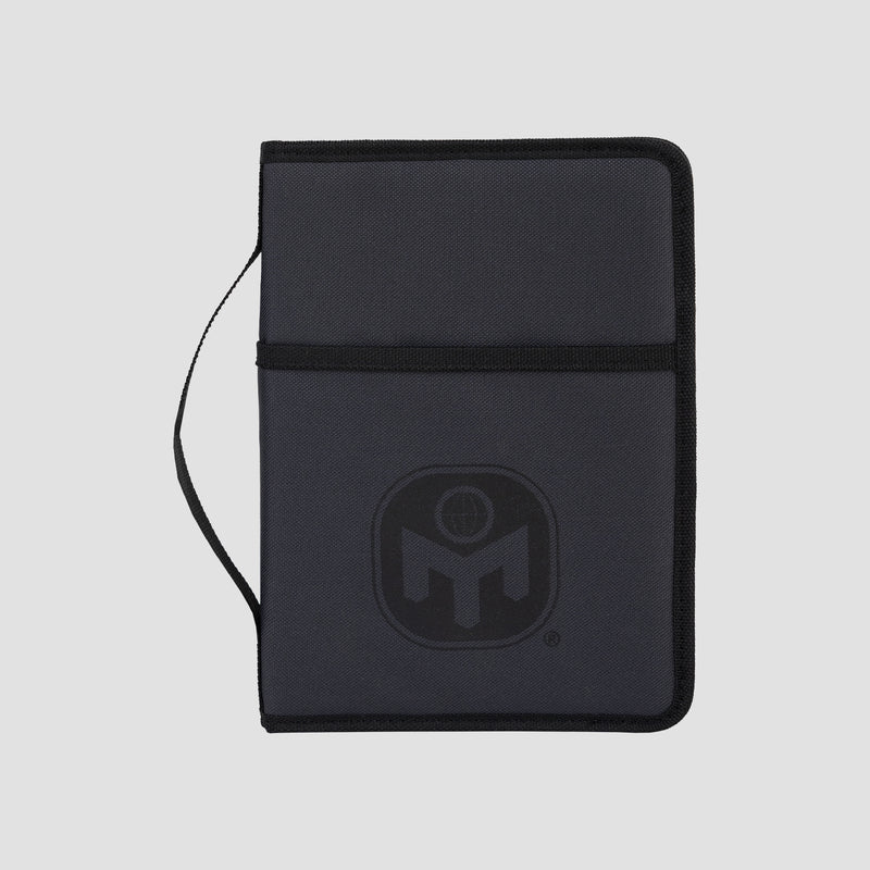 Charcoal Mensa Refillable Journal with black Mensa logo on front