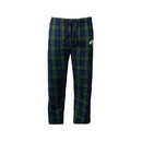 Plaid pants with a Mensa logo