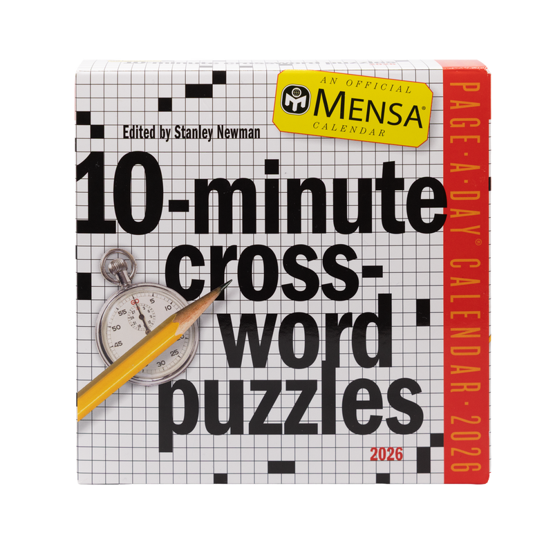 Mensa 10-minute crossword puzzles calendar