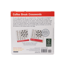 Rear view of Mensa 10 minute crossword calendar with description of calendar