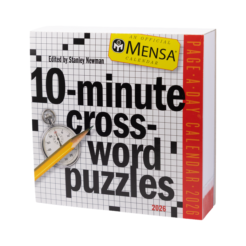 Mensa 10-minute crossword puzzles calendar