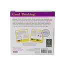 Rear view of Mensa 2026 Brain puzzlers Calendar with descriptive text