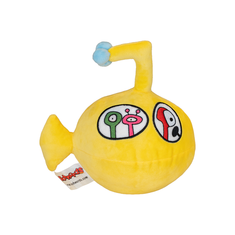 8" plush features a playful scene filled with lively bubbles and bustling Schnerds, each engaged in their delightful antics.