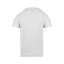 rear view of white tee