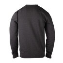 Rear view of Charcoal Unisex Midweight Crewneck Sweatshirt