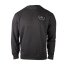  Charcoal Unisex Midweight Crewneck Sweatshirt with Mensa logo on left chest