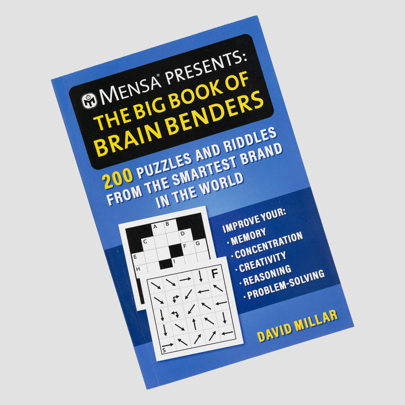 Front view of Mensa The Big Book of Brain Benders