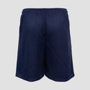 rear view of Navy Mensa gym shorts