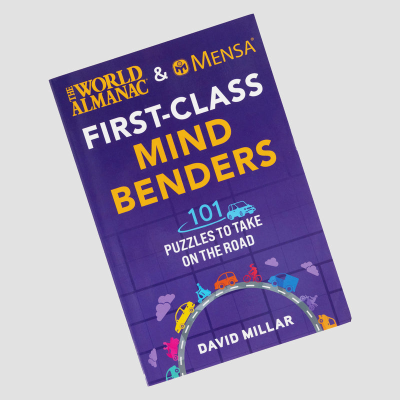 front view of Mensa First-Class Mind Benders