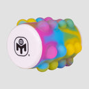 Multicolored Mensa Push Pop Spinning Top with Mensa logo on top