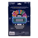rear view of Wheel of Fortune Electronic Game box showing screen and features. including 300 official wheel of fortune puzzles with real sound effects from the show, It's just like you're a contestant on WHEEL OF FORTUNE! Spin to earn money, guess letters, buy vowels, and solve hundreds of unique puzzles!. "Ages 8-108 1 player or team"
