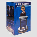 angled view of box of Ken Jennings JEOPARDY BOBBLEHEAD