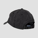 back view of Mensa black denim hat
