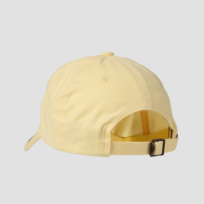 rear view of yellow mensa hat