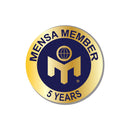 photo of 5 year member pin in gold