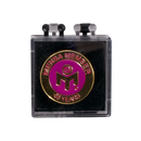 photo of pink member pin 55 years in case