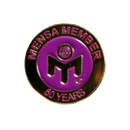 photo of pink member pin 60 years