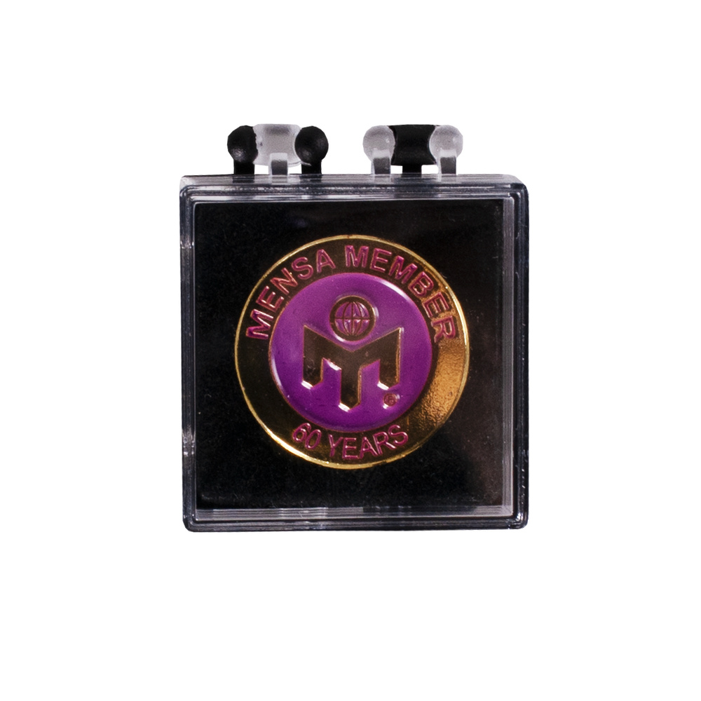 15 Year Pin - Gold/Red