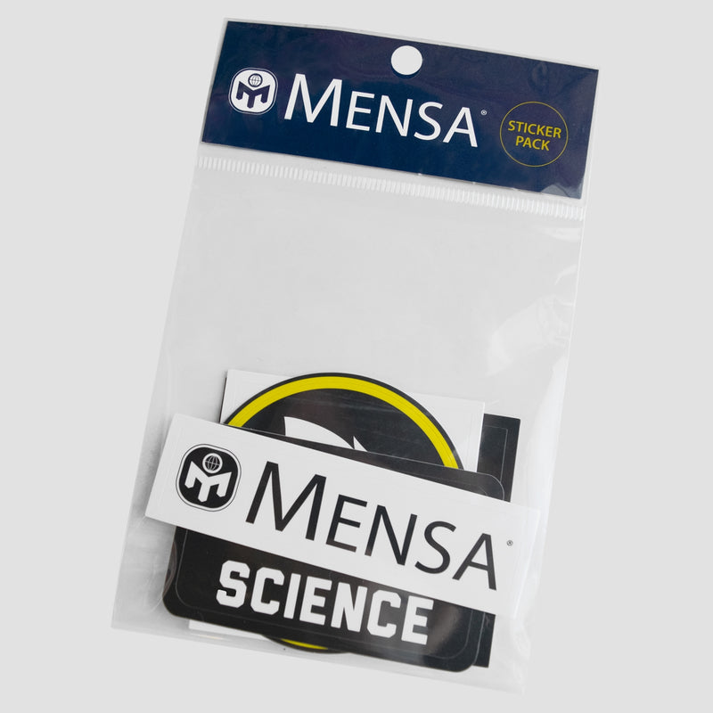 photo of mensa sticker pack